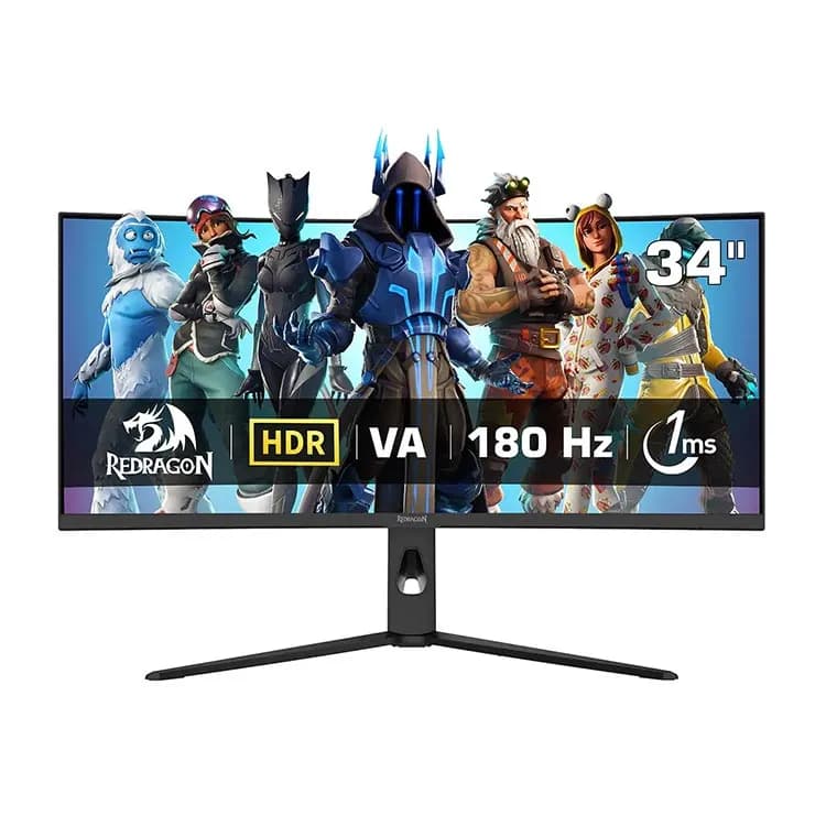مانیتور 34 اینچ ردراگون Redragon GMQ3418RVC Curved