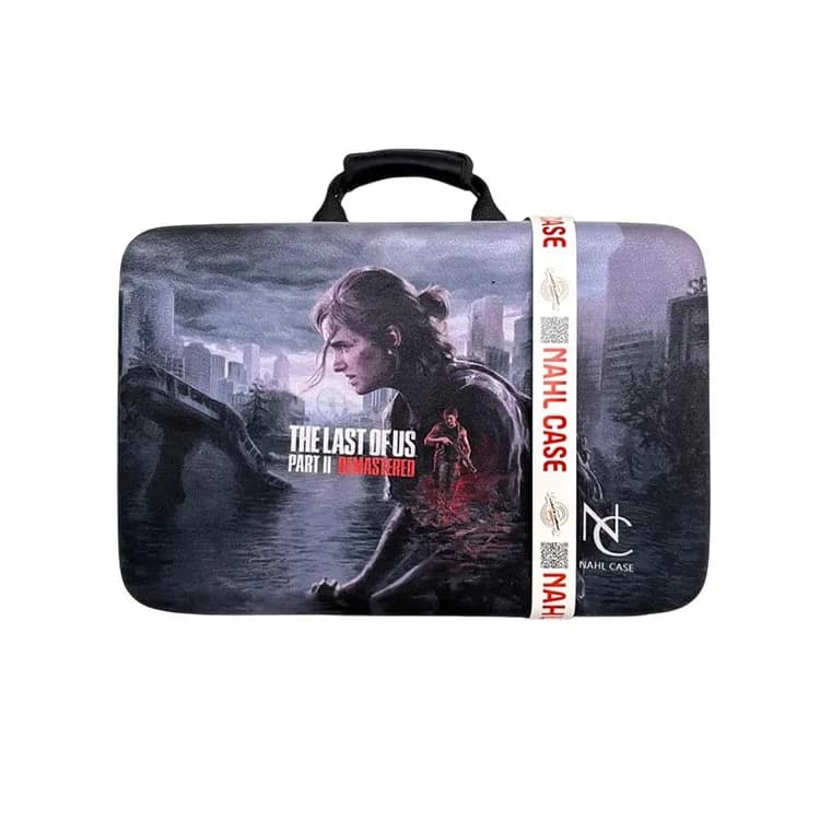 کیف حمل پلی استیشن 5 اسلیم Nahl Case PS5 Slim طرح The Last of Us Part II Remastered