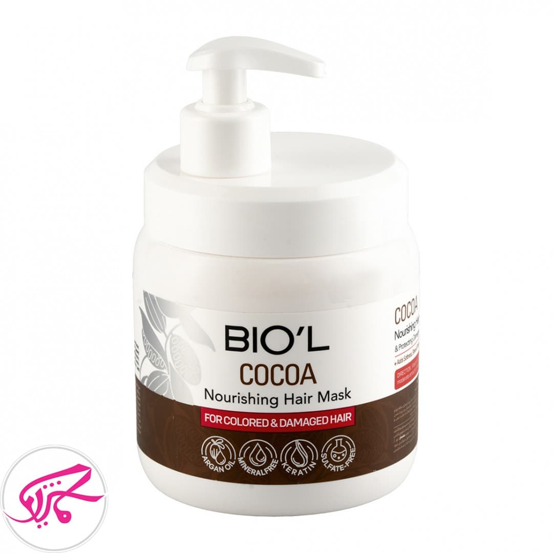 ماسک مو کاکائو بیول داخل حمام Bio'l
