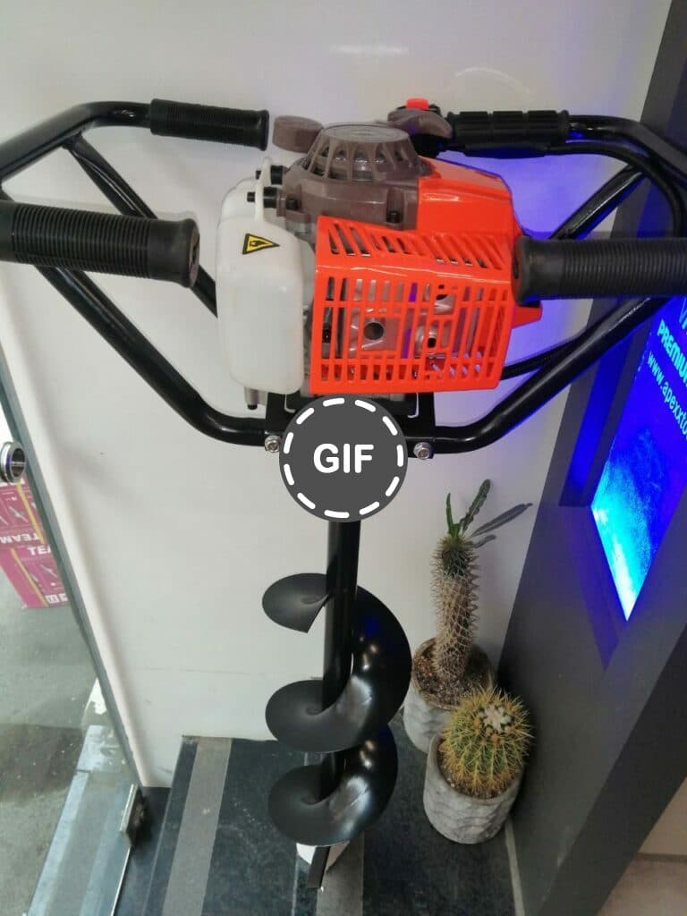 چاله کن ( گودال کن ) 63 سی سی دونفره همراه 1 مته رولکس