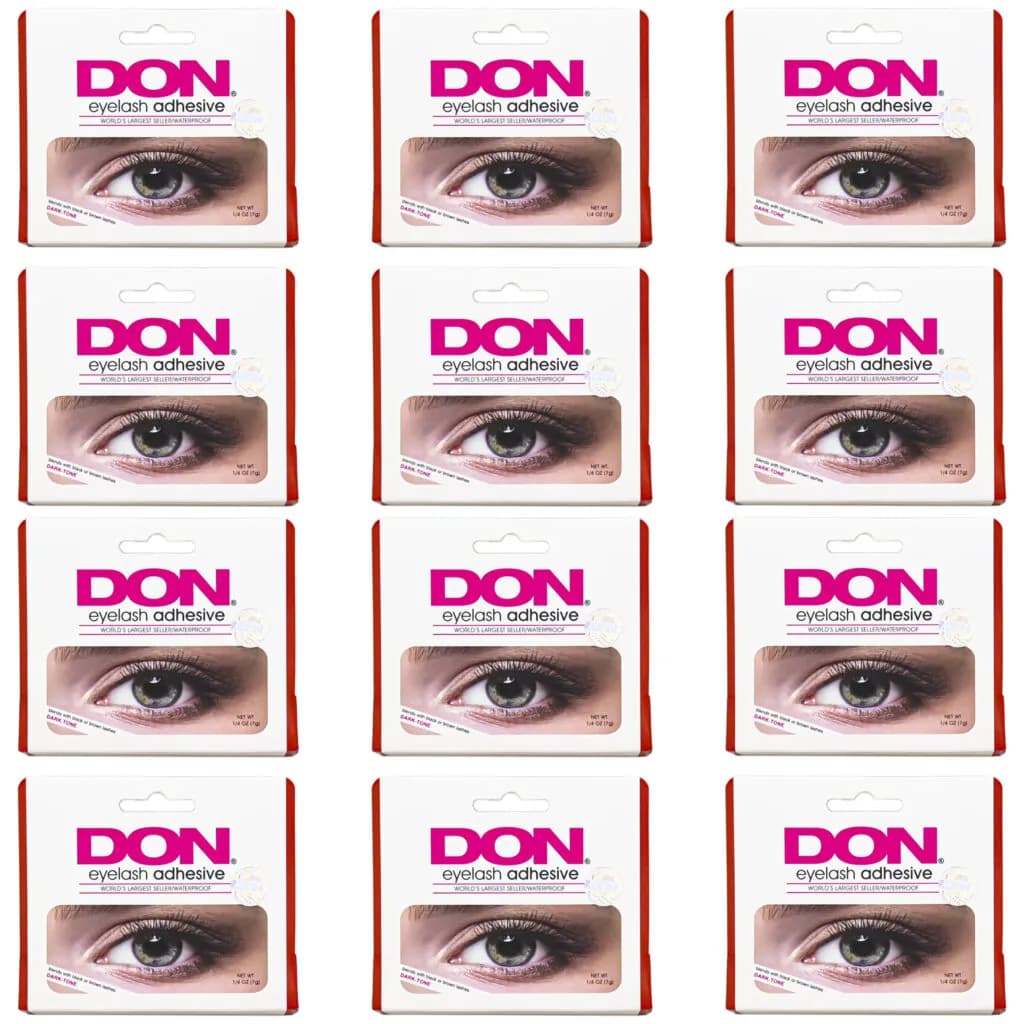 چسب مژه مصنوعی دان مدل EG-7HD وزن 7 گرم مجموعه 12 عددی