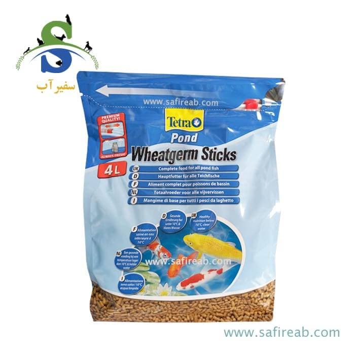 غذای استیکی ماهی پوند ویت گرم ۴ لیتری تترا