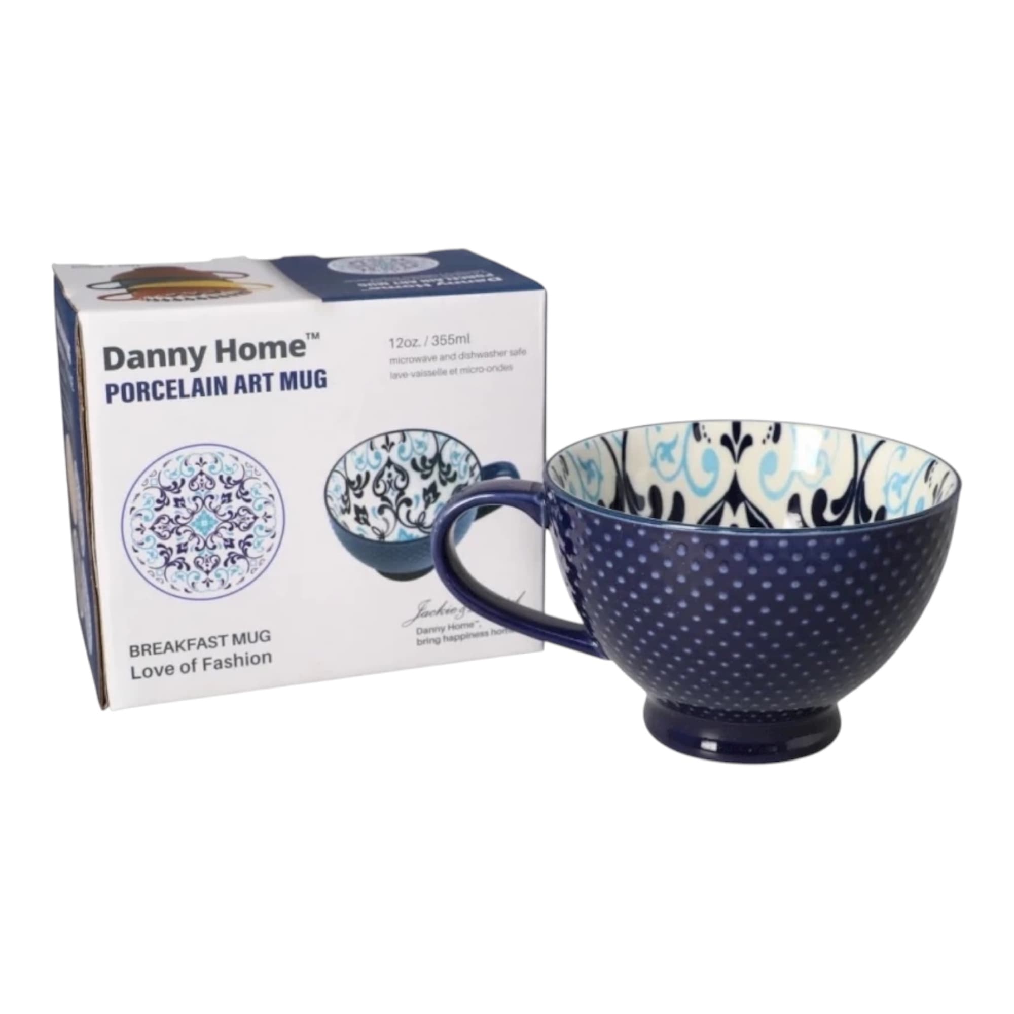 فنجان لته‌خوری دنی‌هوم (Danny Home) طرح سرمه‌نگار