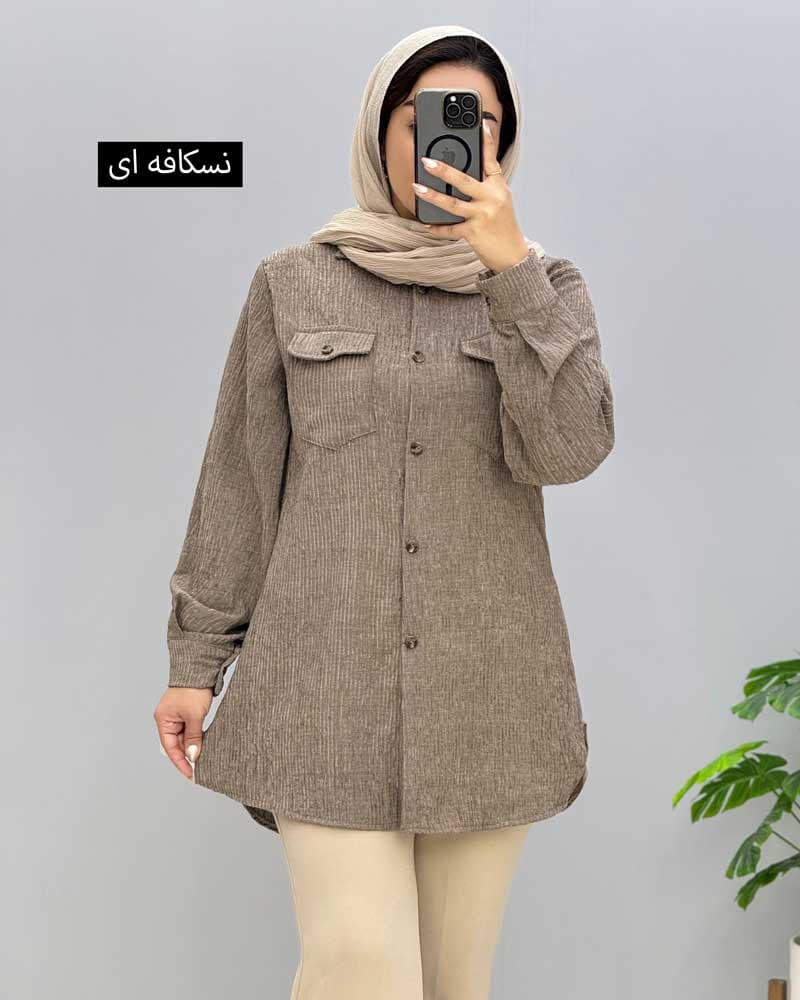 مانتو مخمل نهال کد957294