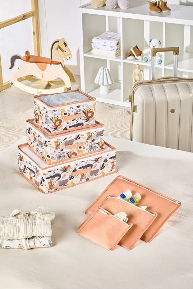 ست ۶ عددی نظم دهنده چمدان ترک