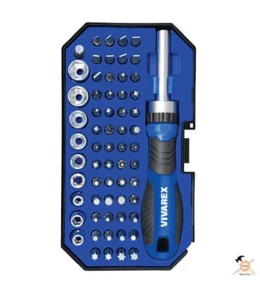 ست پیچ گوشتی و بیت 63 عددی ویوارکس VR6365-SD