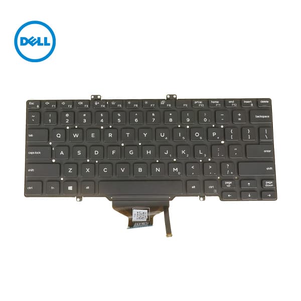 کیبورد لپ تاپ دل DELL Latitude 7400 , 5400 اورجینال بدون موس وسط
