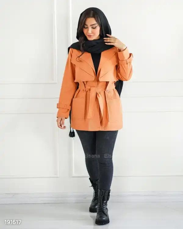 بارانی زنانه مدل آدینا السانا Elsana کد 1916