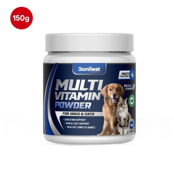پودر مولتی وینامین مخصوص گربه و سگ بونست (150 گرم)