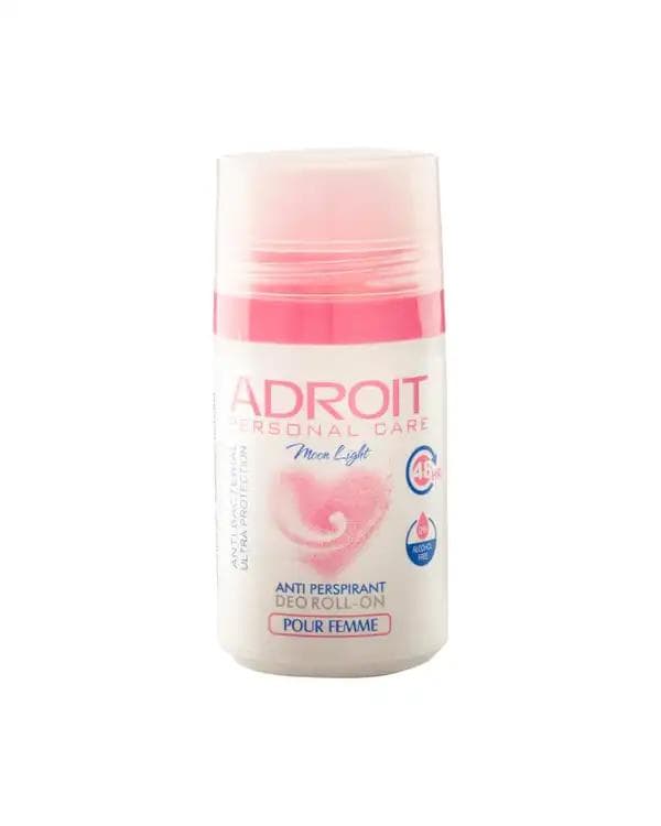 مام رول ضد تعریق زنانه آدرویت Adroit مدل مون لایت 50ml