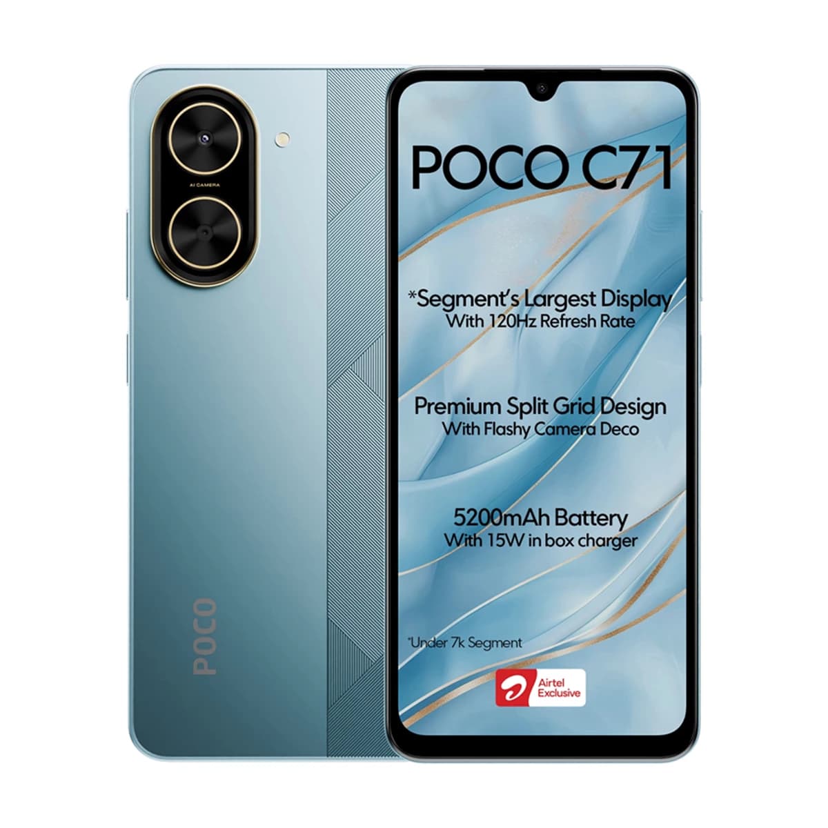 گوشی موبایل شیائومی مدل Poco C71 ظرفیت 64 گیگابایت رم 3 گیگابایت