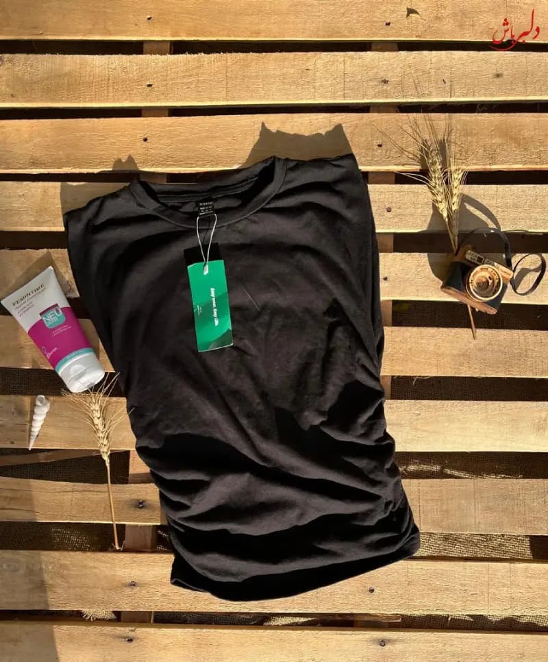 تاپ تک رنگ مشکی برند شین