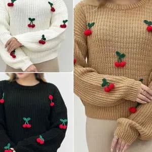 بافت گیلاسی دخترانه