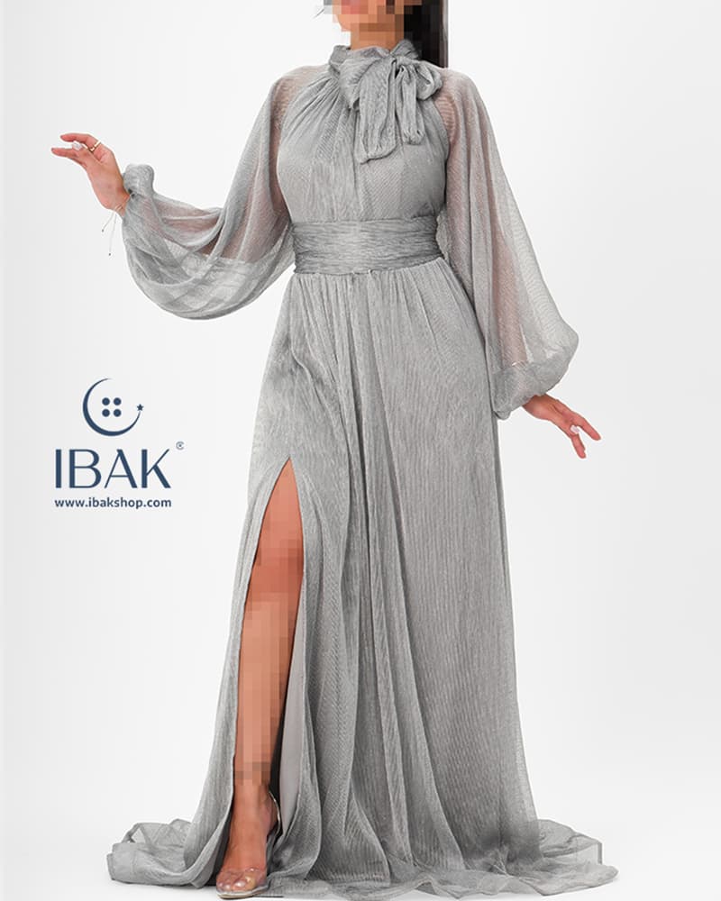 پیراهن یقه گره زره ibk