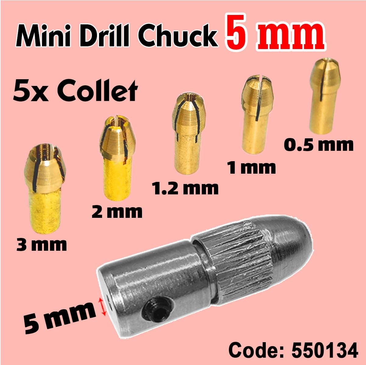 پنج نظام (برای موتور شافت 5 میل) قرمز