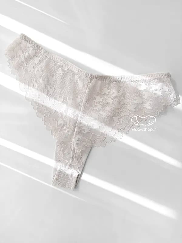 شورت جنیفری گیپوری زنانه کرمی ژینا کد 22214