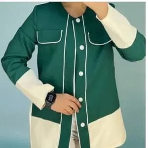 مانتو کتی زنانه مازراتی جلو باز دکمه نما