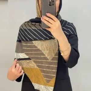 روسری نخی قواره صد زنانه شیک و زیبا 🦋