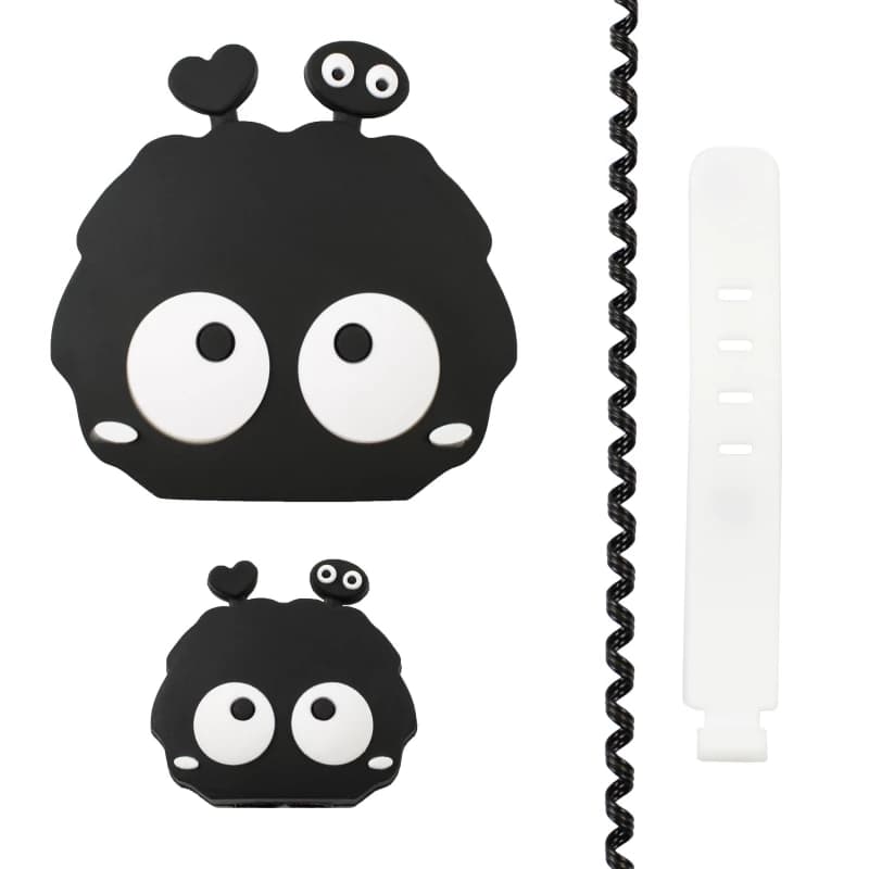 محافظ کابل شارژ مدل Silicon به همراه محافظ شارژ دیواری مجموعه 4 عددی