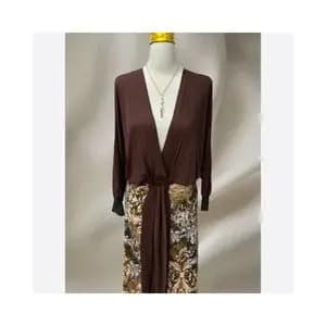 مانتو پانچی کیمونو دو رنگ مجلسی بلند زنانه