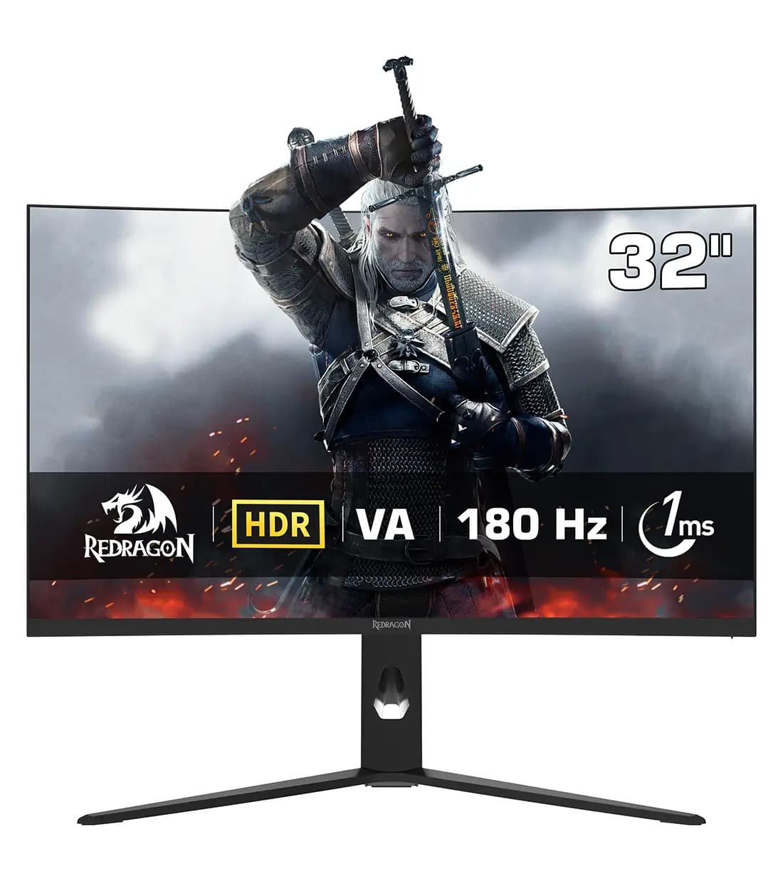 مانیتور گیمینگ 32 اینچ Redragon GMQ3212RVC Zephyrion