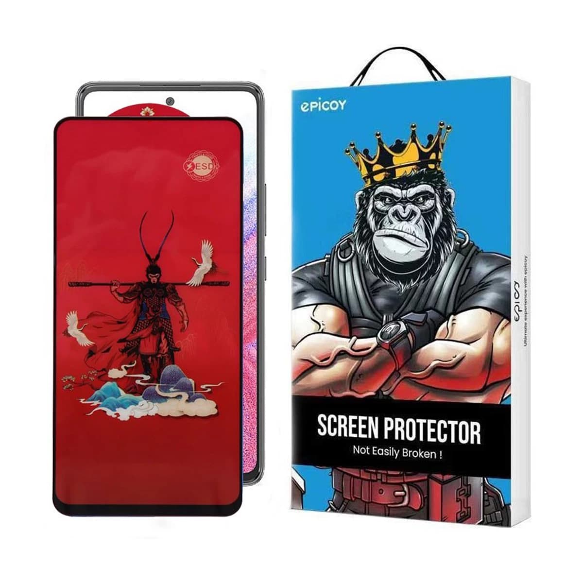 گلس گوشی سامسونگ Galaxy S23 FE- A54 اپیکوی مدل Monkey King