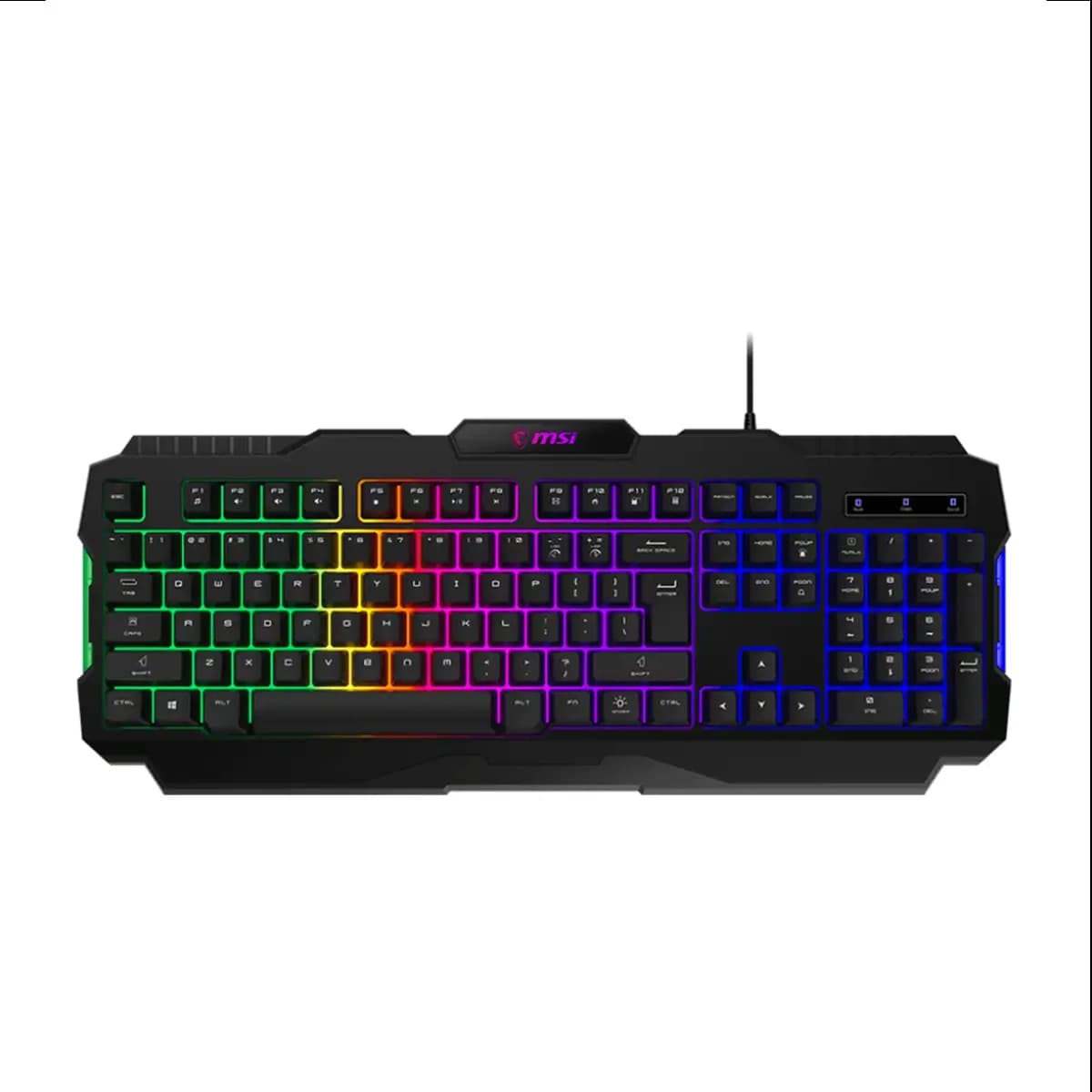 کیبورد گیمینگ ام اس آی مدل FORGE GK100