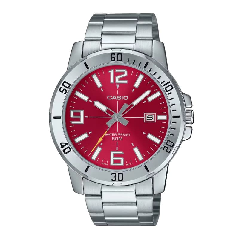 ساعت مچی عقربه ای مردانه کاسیو مدل MTP-VD01D-4BVUDF