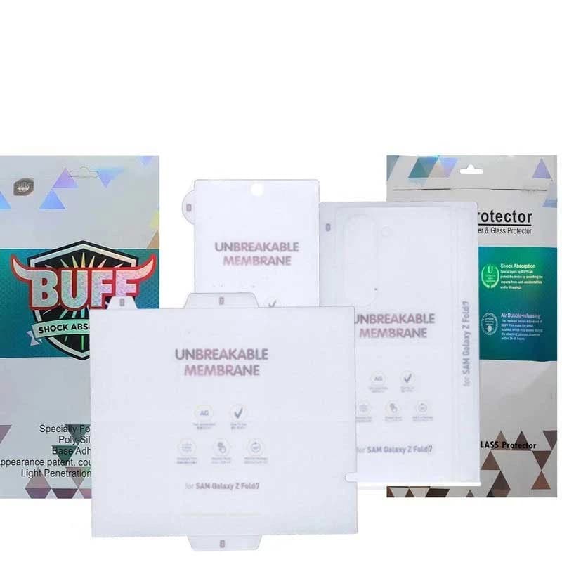 محافظ صفحه نمایش مات گوشی سامسونگ Galaxy Z Fold 7 بوف مدل Hydrogel-Matte به همراه محافظ پشت گوشی