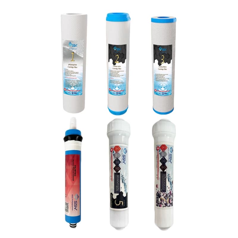 فیلتر دستگاه تصفیه آب اس اس وی مدل H630 بسته 6 عددی