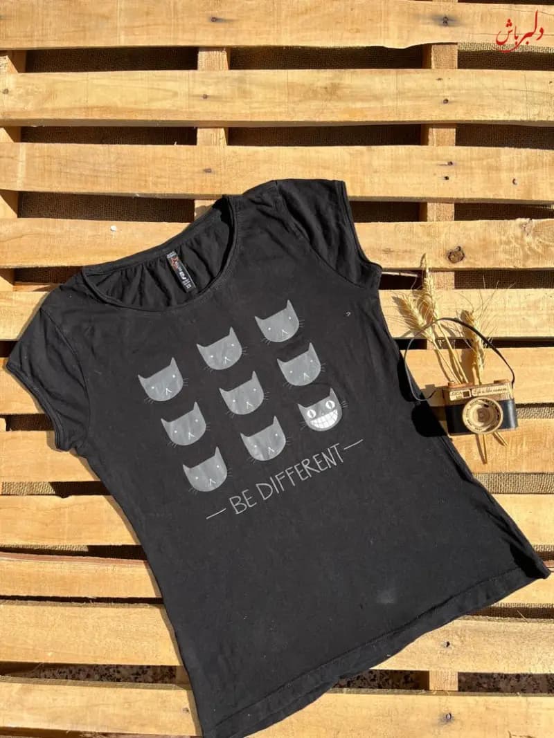 تیشرت تمام نخ گربه ای اورجینال