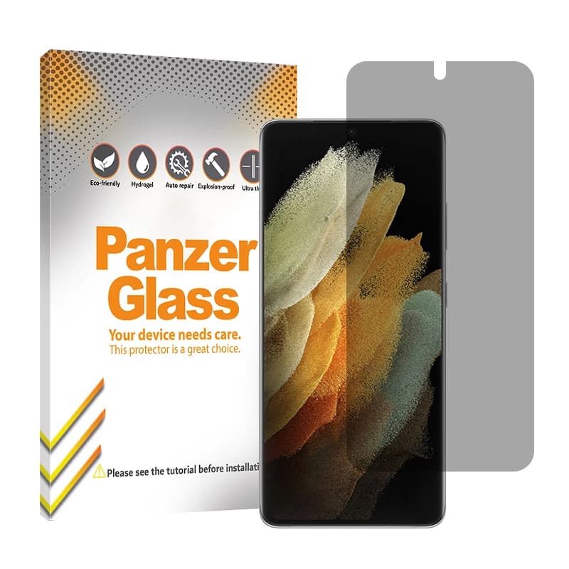 گلس گوشی حریم شخصی سامسونگ Galaxy S21 Ultra 5G پنزر گلس مدل Resistant