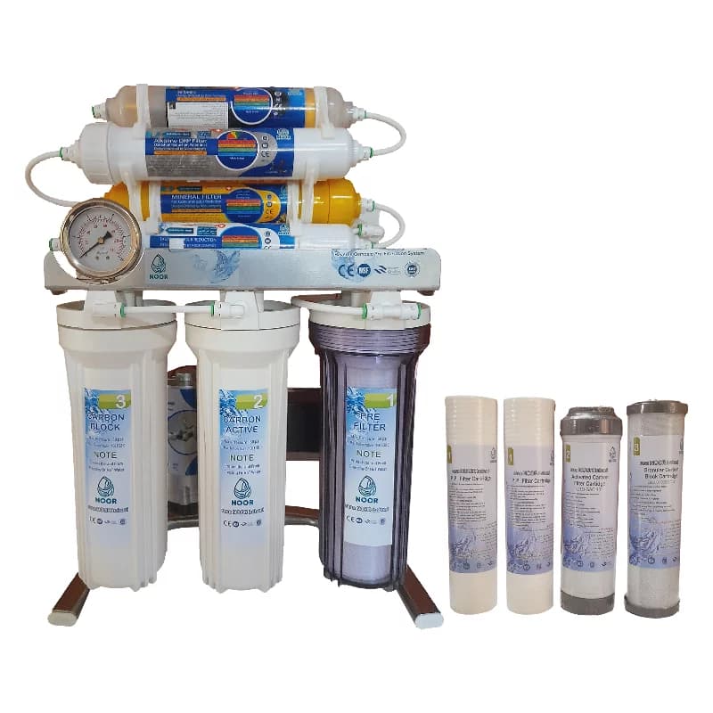 دستگاه تصفیه آب نور مدل A chrome m800 به همراه فیلتر بسته 4 عددی