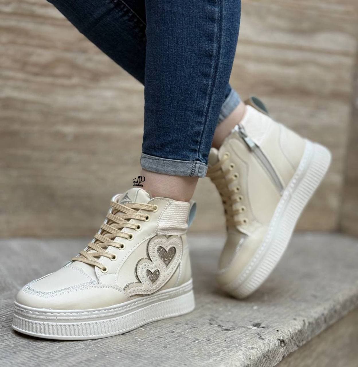 کتونی اسپورت ساقدار سه قلب فانتزی فوق شیک