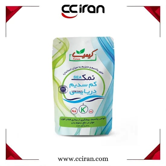 نمک دریایی ید دار کیمیا - سلفون 1000 گرمی