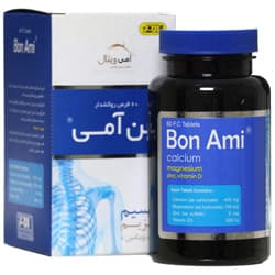 قرص بن آمی (کلسیم، منیزیم، زینک، دی) 60 عددی امی ویتال