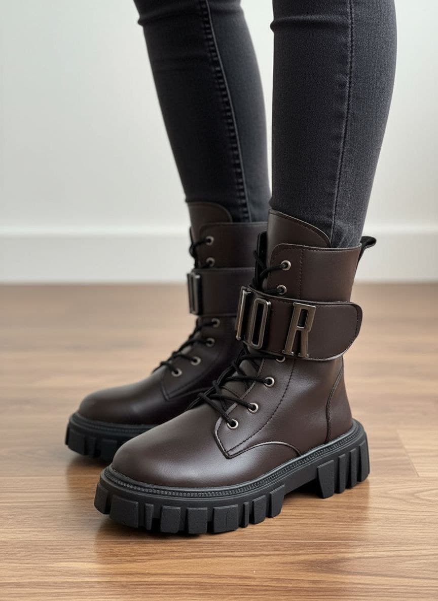 نیم بوت دخترانه فوق لاکچری طرح دیور