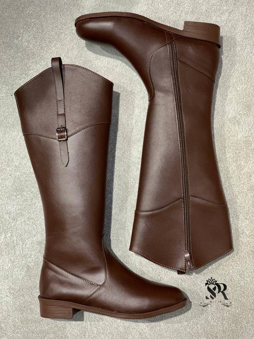 بوت بلند کلاسیک چرم کاپرا فوق شیک ترند سال