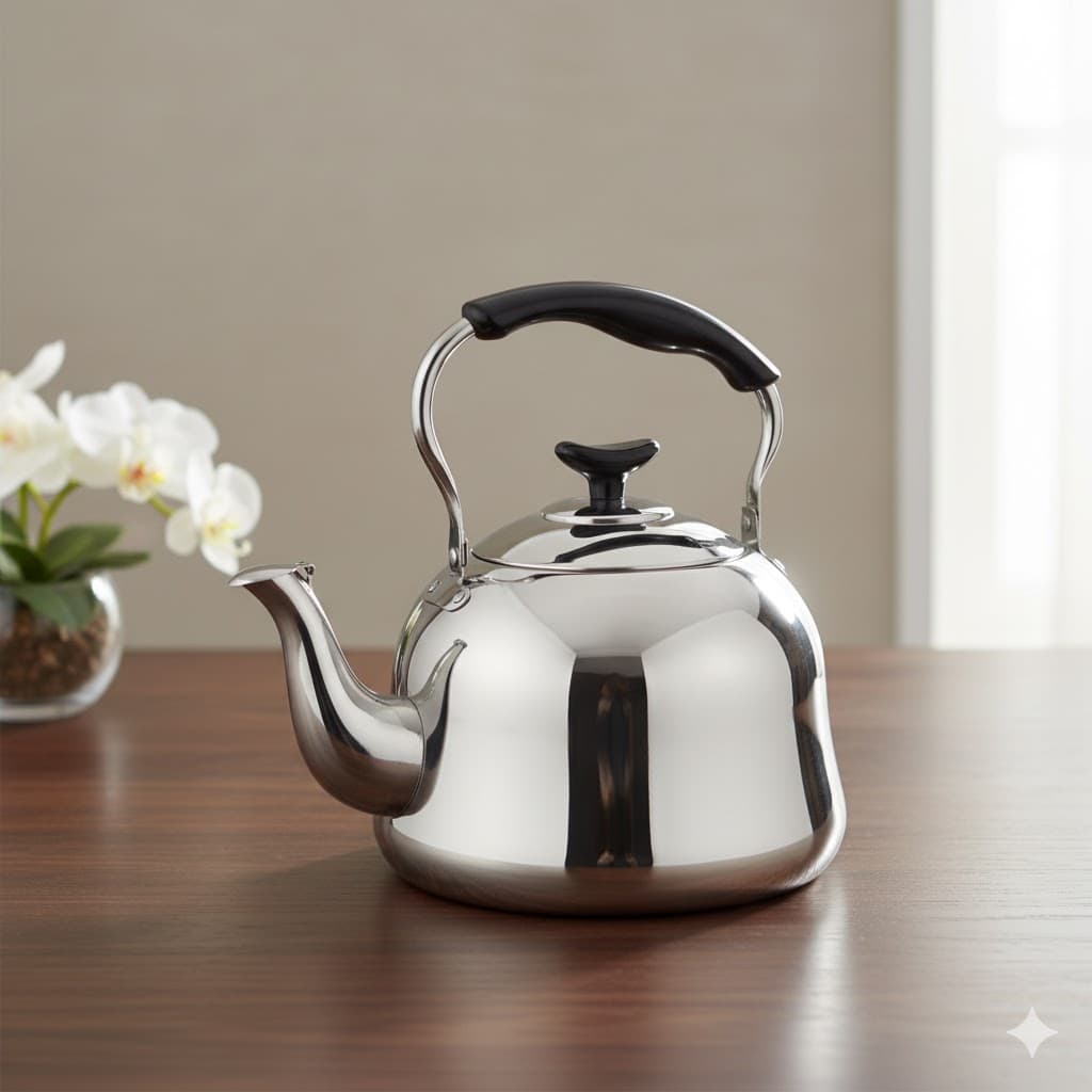 کتری استیل 2 لیتر یونیک کد 3517 (استیل درجه 1)