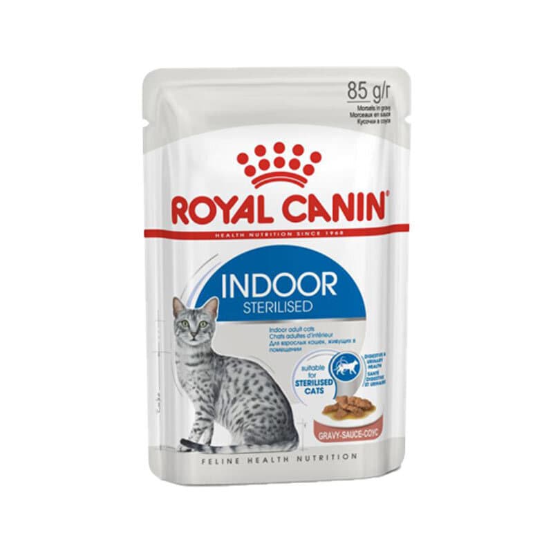 پوچ گربه عقیم شده ایندور رویال کنین Royal canin Indoor sterilised وزن 85 گرم