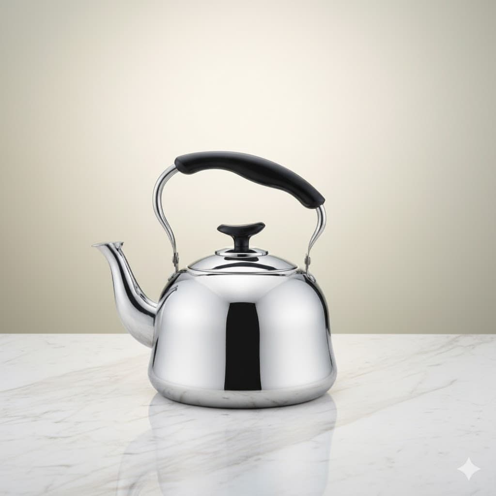 کتری استیل 5 لیتر یونیک کد 3535 (استیل درجه 1)