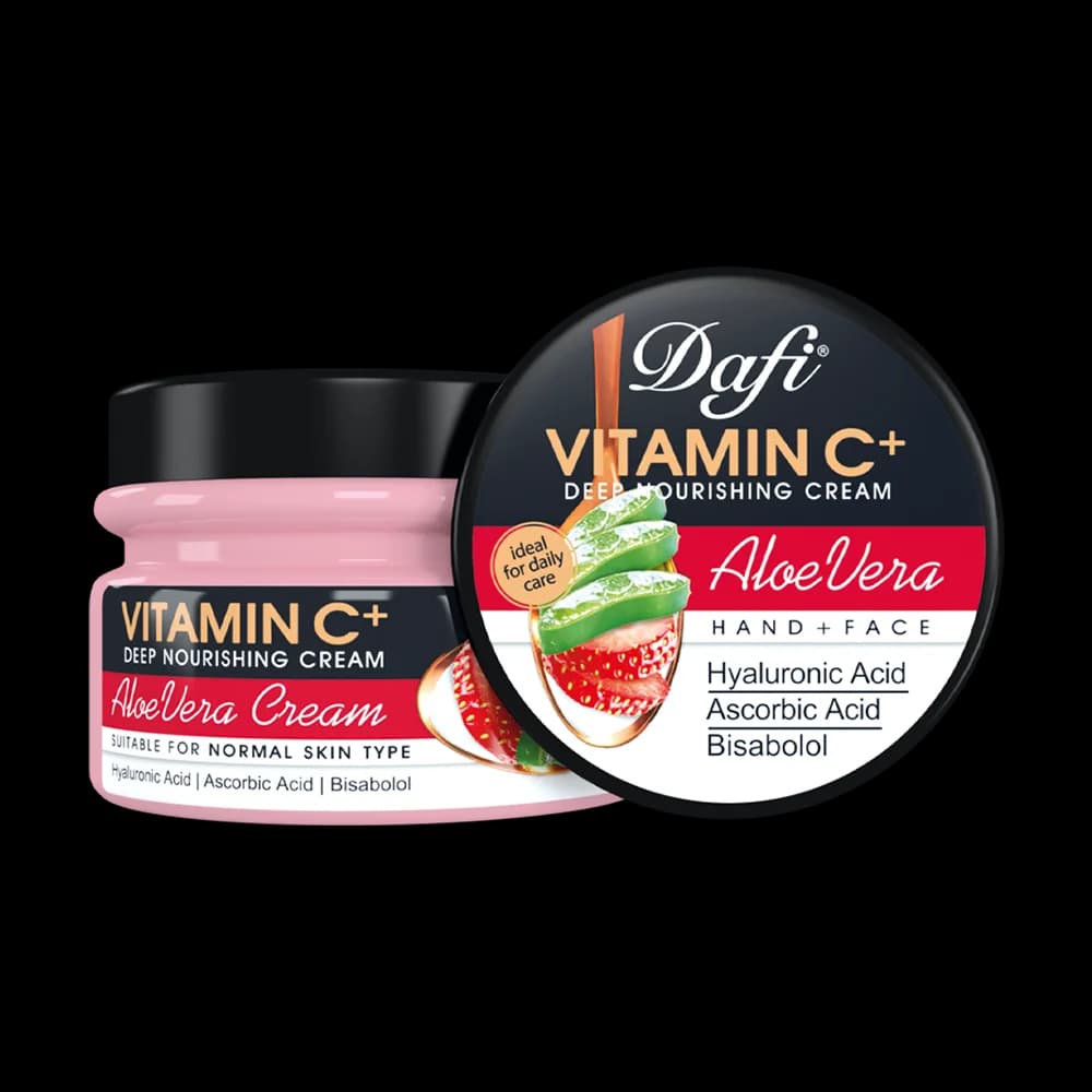 کرم کاسه ای آلوئه ورا حاوی ویتامین C دافی