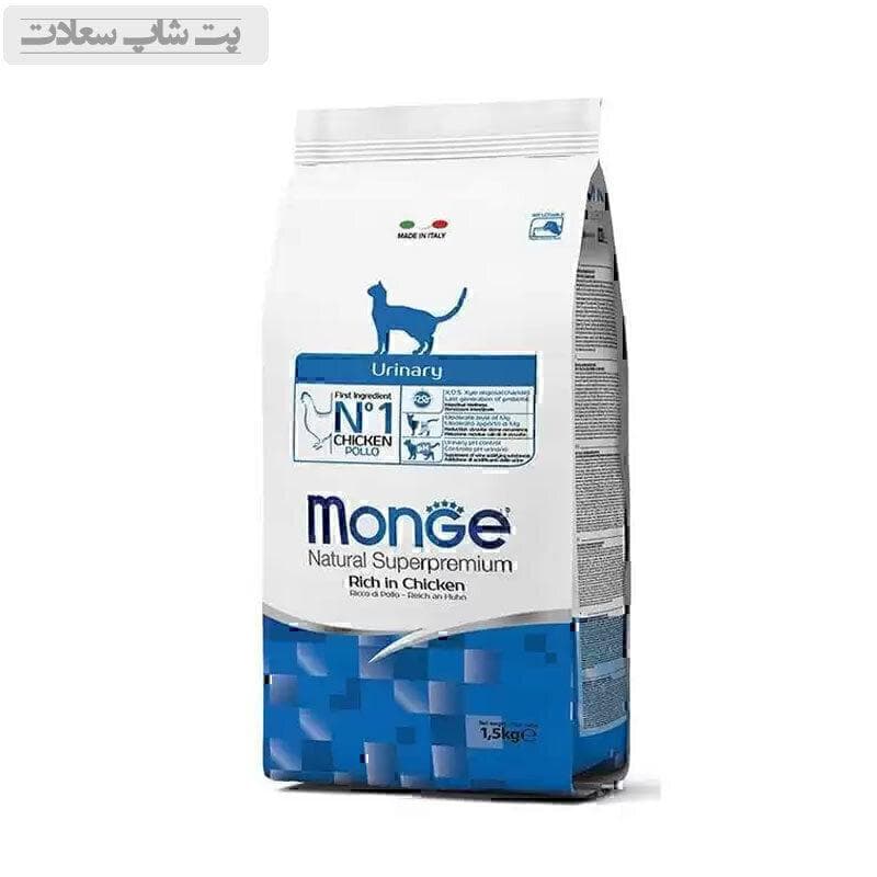 غذای خشک درمانی مونژ برای گربه‌های دارای سنگ اگزالاتی با طعم مرغ وزن 1.5 کیلوگرم