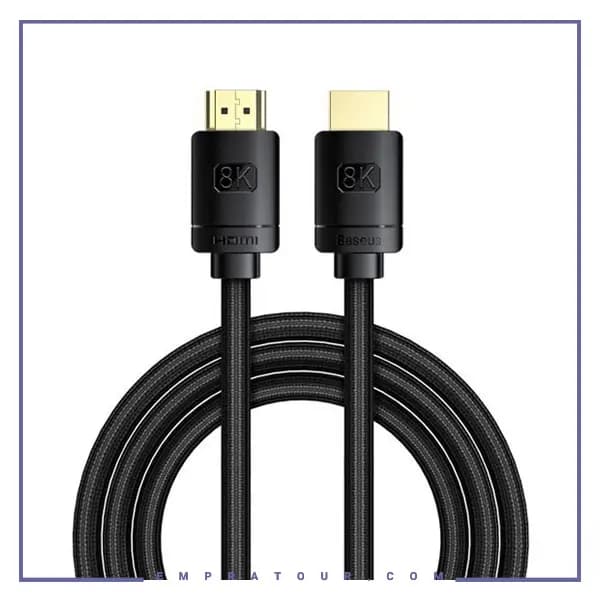 کابل HDMI طول 3 متر 8k بیسوس Baseus 8K HDMI 2.1 Cable CAKGQ-L01