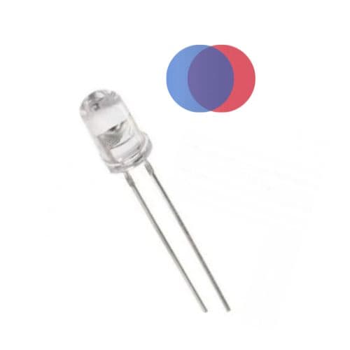 ال ای دی ۲ رنگ RB دو پایه ۵ میل برند SE