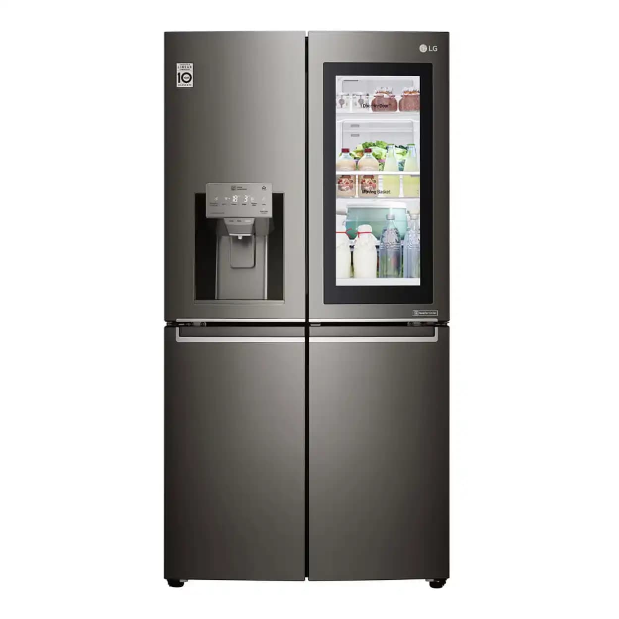 یخچال فریزر ساید بای ساید ال جی 31 فوت مدل GRX-334DPB دودی