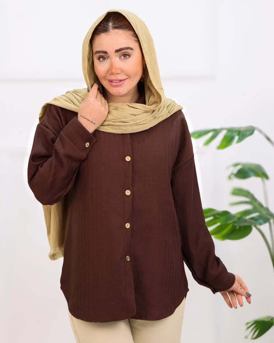 شومیز رنگی زنانه ریما 1172