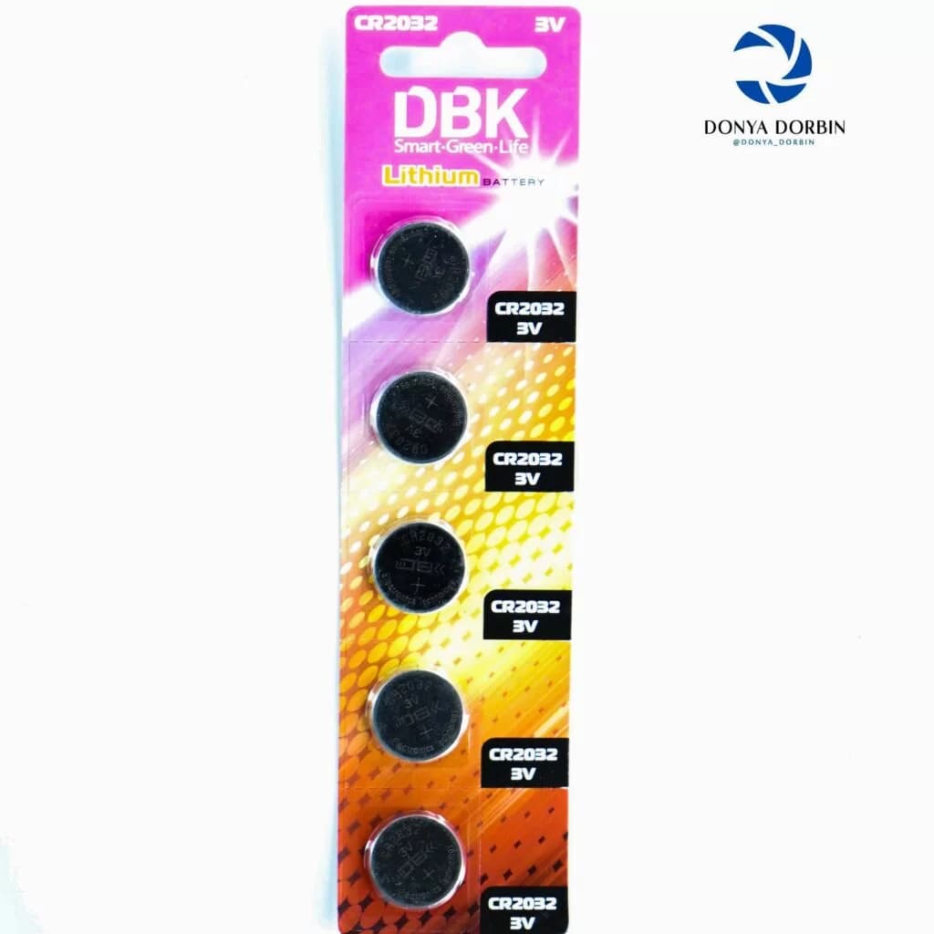 باطری سکه ای DBK مدل CR2032