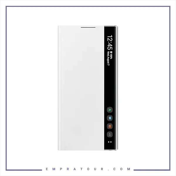 کیف کلاسوری شرکتی سامسونگ مدل SMART CLEAR VIEW COVER EF-ZN970 NOTE 10