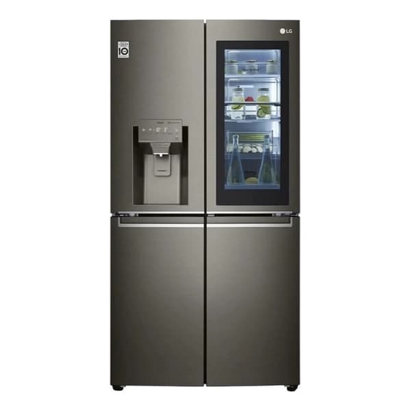 یخچال فریزر ساید بای ساید ال جی 30 فوت مدل GRX24FMKBL دودی